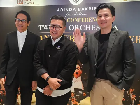 Addie MS didampingi Rama Anugrah dan Oswin Wilke