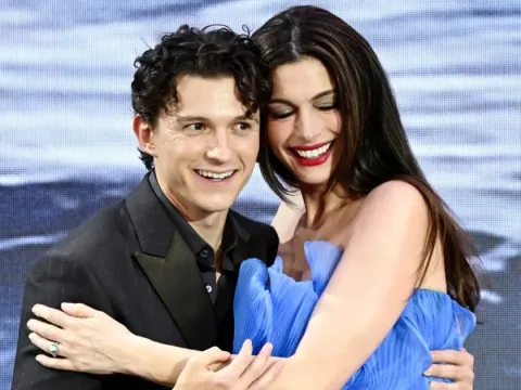 anne hathaway tom holland the odyssey