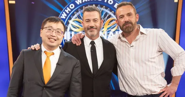 Ben affleck who wants to be a millionaire