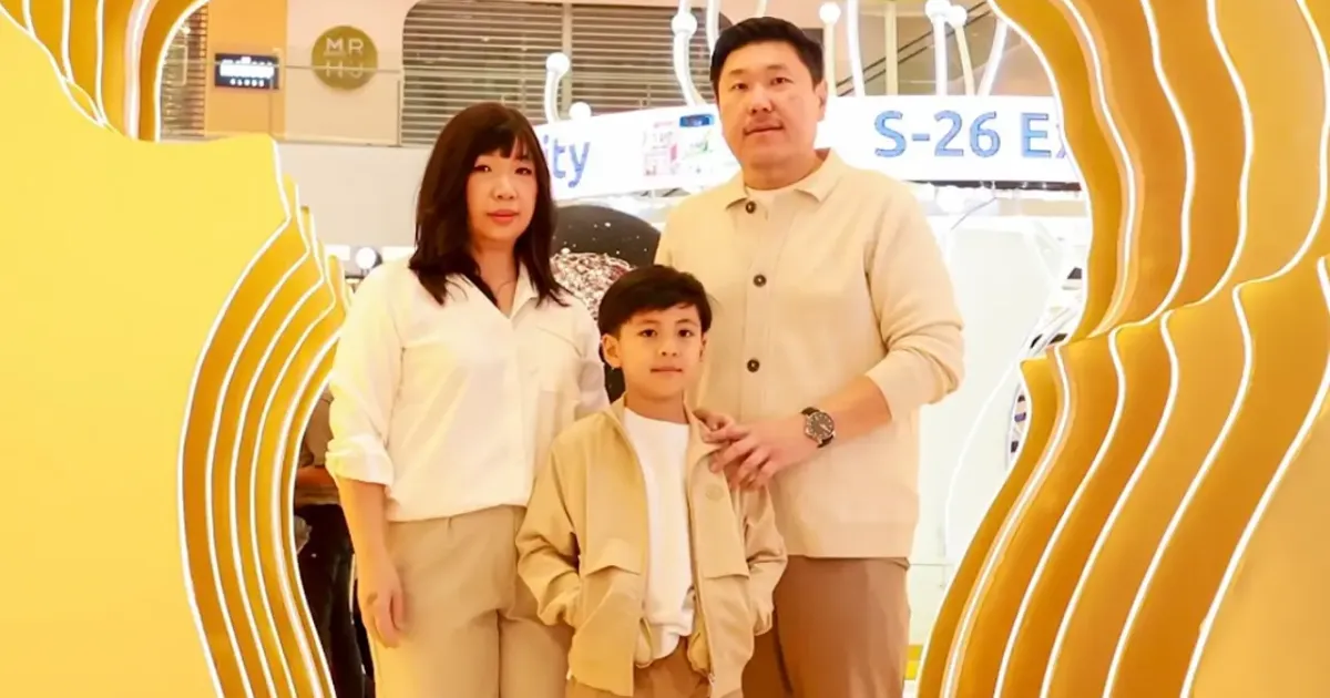 Budi dan Marlene bersama Ashton Alexander