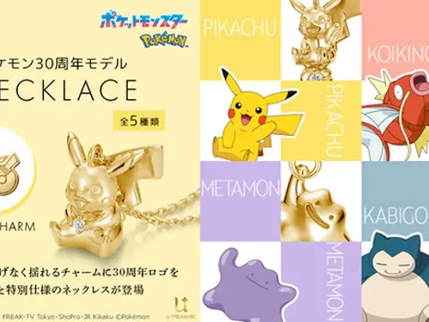 Desain kalung premium edisi 30 Tahun Pokemon