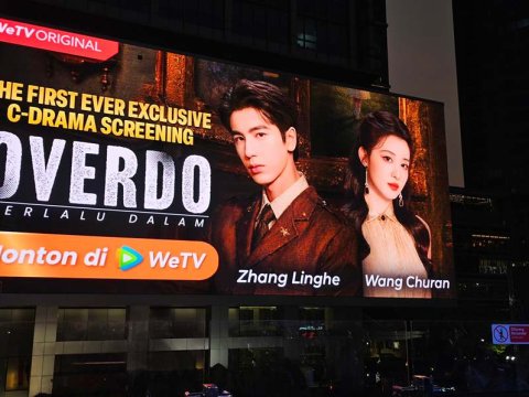Exclusive Outdoor Screening C-Drama Overdo di Bundaran HI Jakarta
