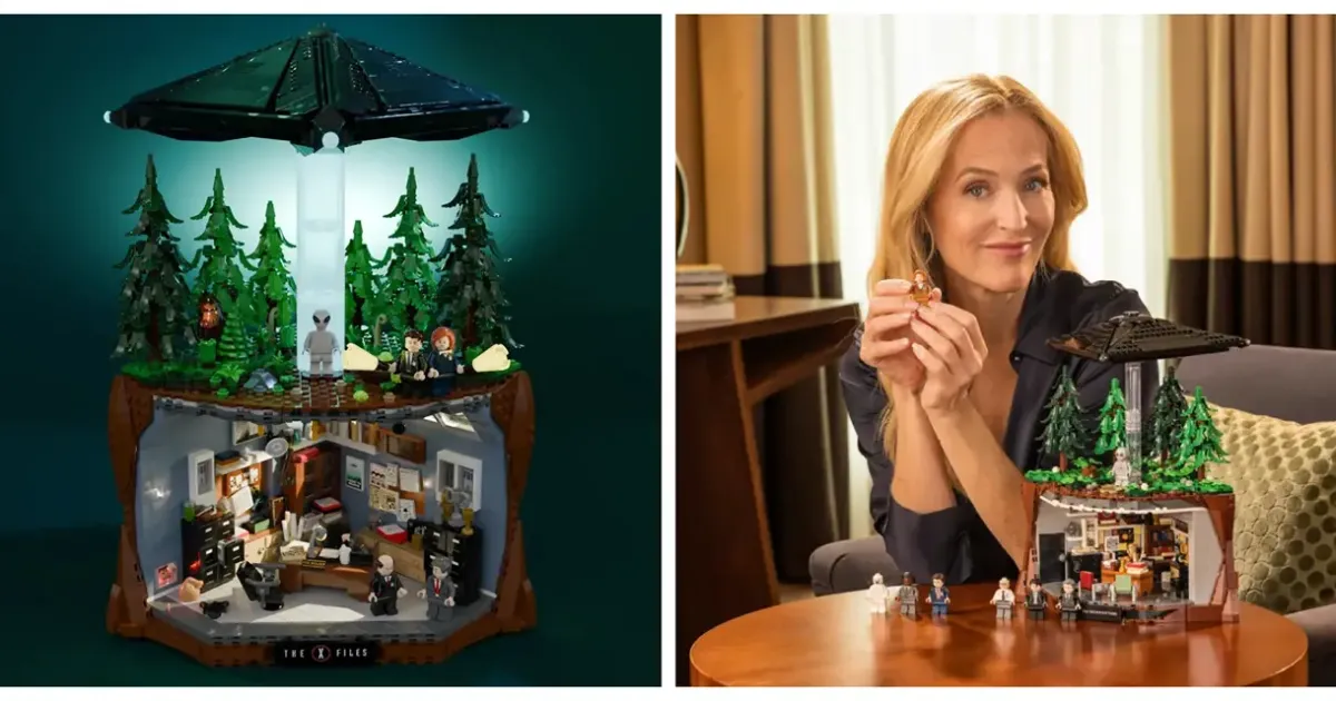 Gillian Anderson dan Set Lego X-Files