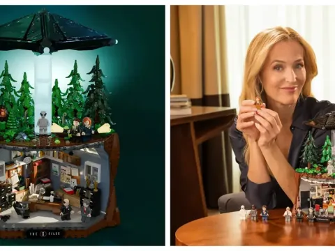 Gillian Anderson dan Set Lego X-Files