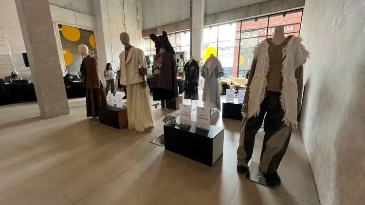 Ilustrasi display berbagai brand fashion