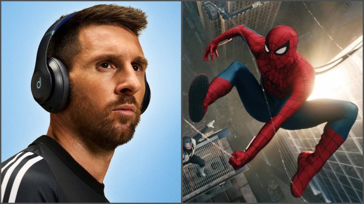 Lionel Messi-Spider-Man