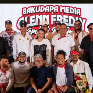 Mutia Ayu saat hadir di konferensi pers festival musik Glenn Fredly Kembali Ke Timur