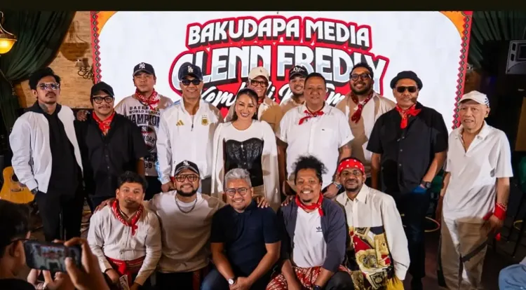 Mutia Ayu saat hadir di konferensi pers festival musik Glenn Fredly Kembali Ke Timur