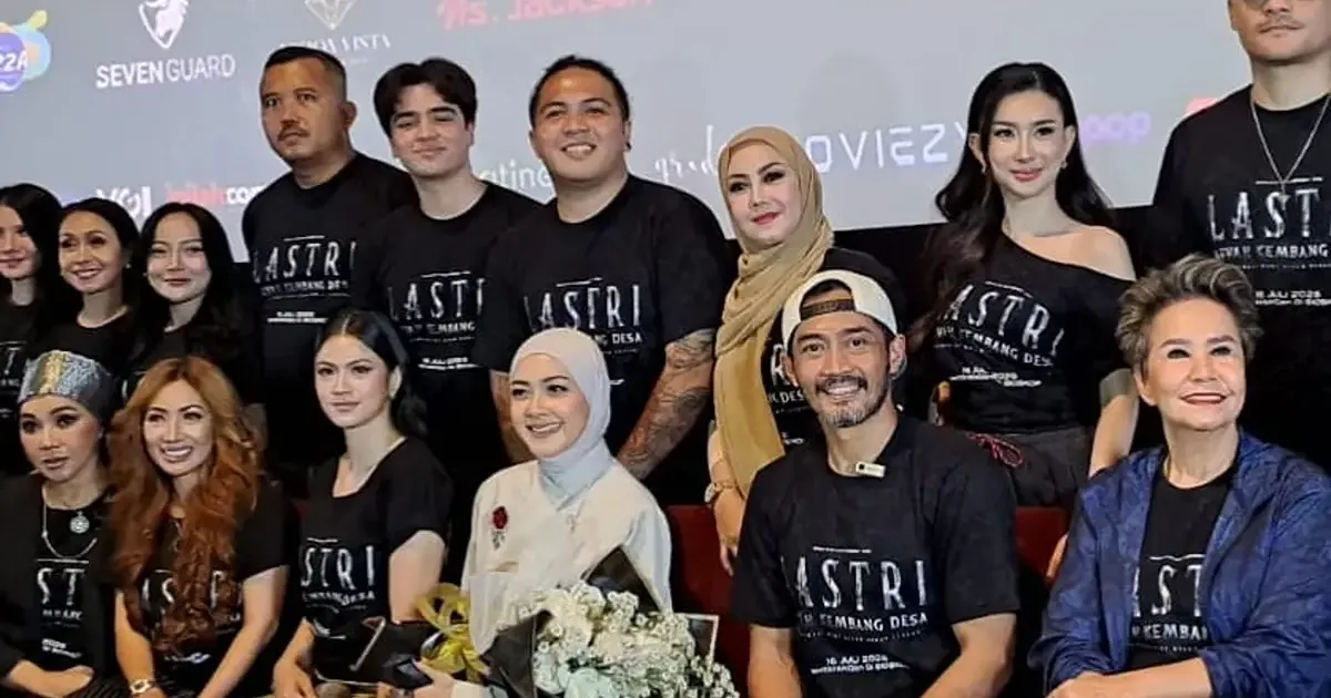 Richa Novisha saat hadir di screening Lastri Arwah Kembang Desa