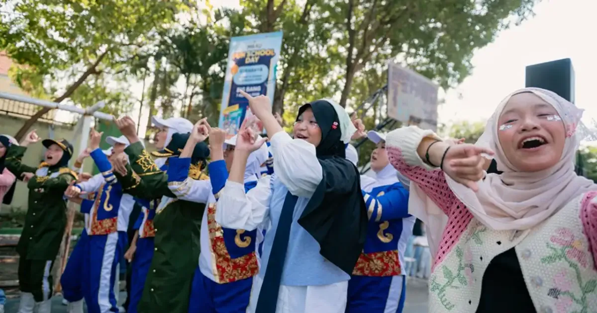 Antusiasme Siswa Meriahkan MILKU Fun School Day