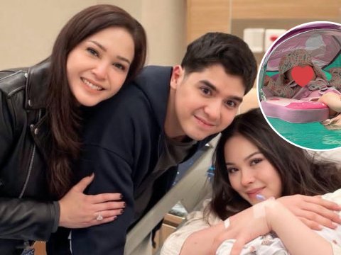 Baby Soso Berenang, Maia Estianty Ikut Gemas