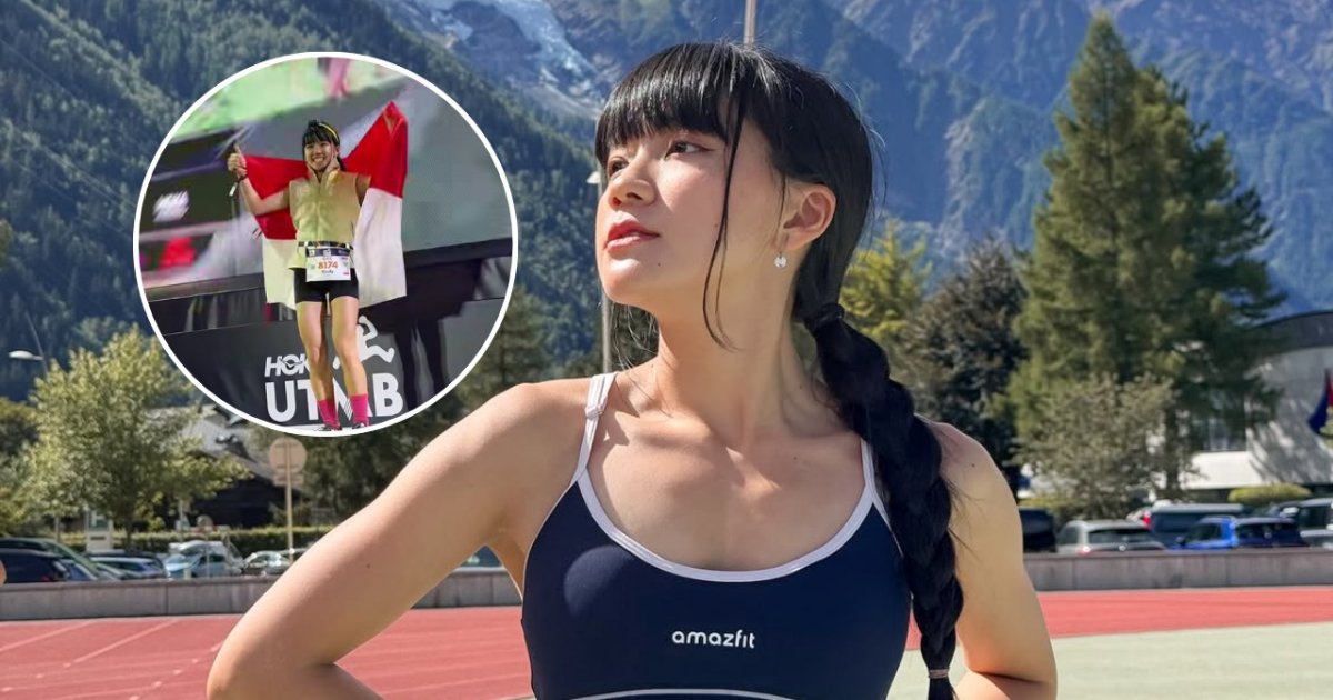 Cindy Gulla Eks JKT48 Tembus Garis Finis UTMB Mont-Blanc Setelah Lari 13 Jam