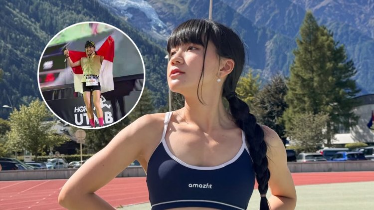 Cindy Gulla Eks JKT48 Tembus Garis Finis UTMB Mont-Blanc Setelah Lari 13 Jam