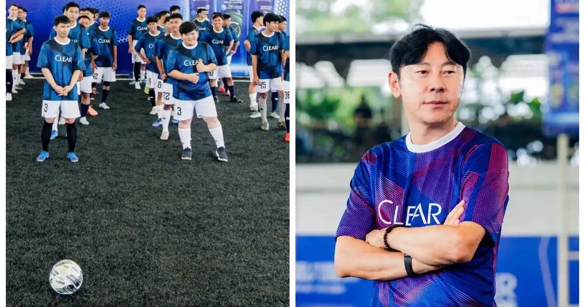 Coach Shin Tae yong dalam dokumenter Clear Men Ultra Squad Series