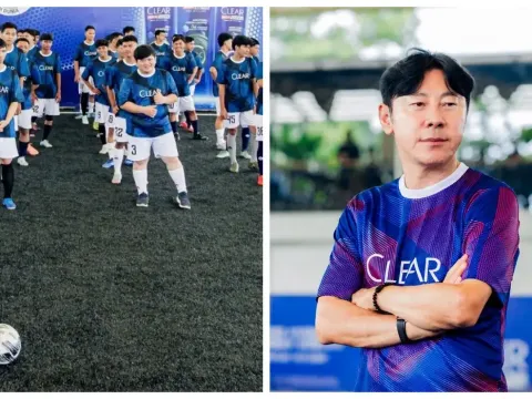 Coach Shin Tae yong dalam dokumenter Clear Men Ultra Squad Series
