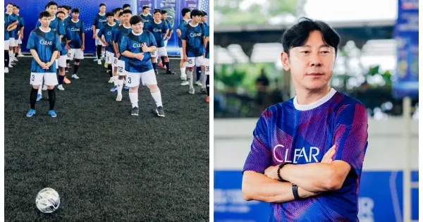 Coach Shin Tae yong dalam dokumenter Clear Men Ultra Squad Series Coach Shin Tae yong dalam dokumenter Clear Men Ultra Squad Series