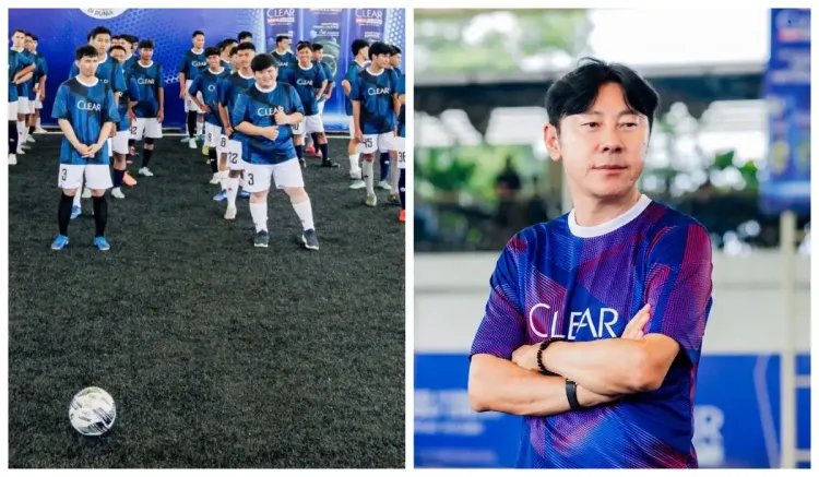 Coach Shin Tae yong dalam dokumenter Clear Men Ultra Squad Series