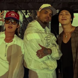 J-Hope dan RM BTS Bersama Chris Brown