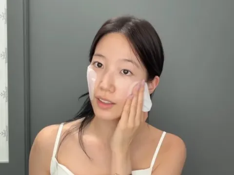 Kazuha le sserafim skincare routine day glowing