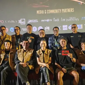 Konferensi pers film Ketok Mejik