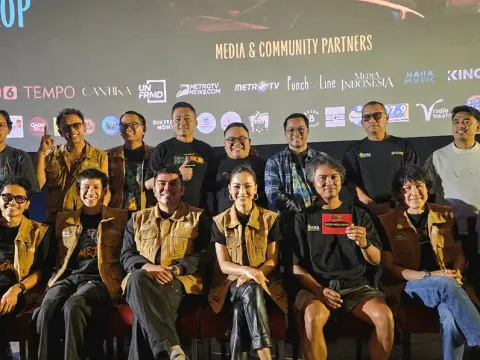 Konferensi pers film Ketok Mejik