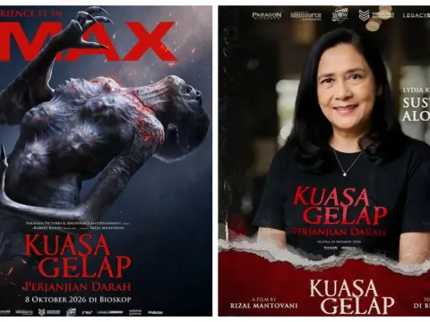 Lydia Kandou dalam film Kuasa Gelap 2