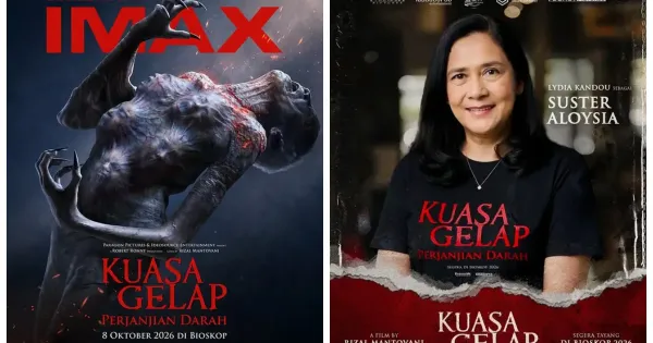Lydia Kandou dalam film Kuasa Gelap 2