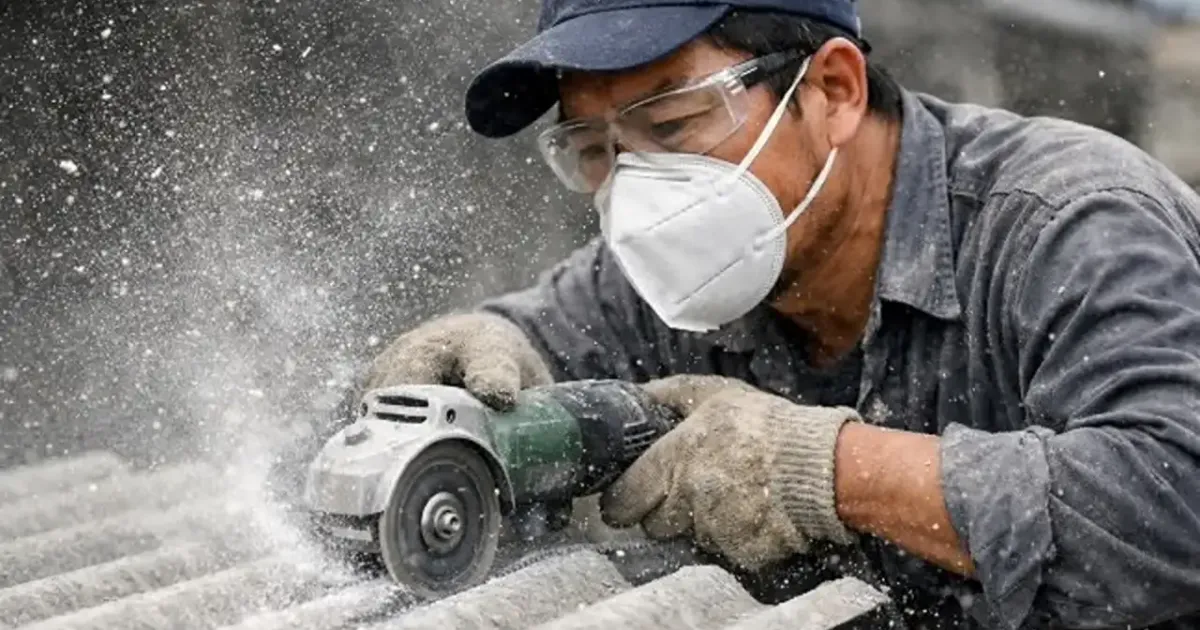 Material asbes masuk dalam kategori karsinogen