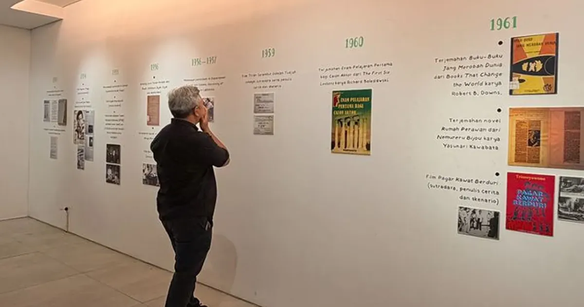 Pameran Asrul Sani yang digelar di Taman Ismail Marzuki