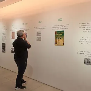 Pameran Asrul Sani yang digelar di Taman Ismail Marzuki