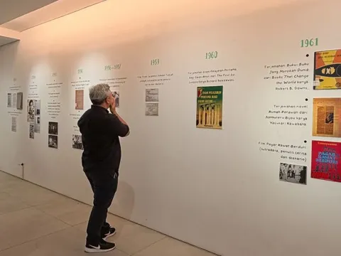 Pameran Asrul Sani yang digelar di Taman Ismail Marzuki