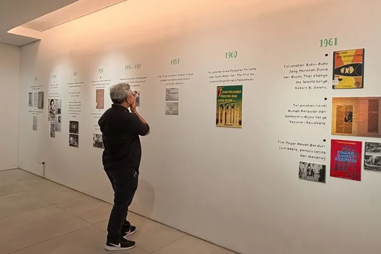 Pameran Asrul Sani yang digelar di Taman Ismail Marzuki