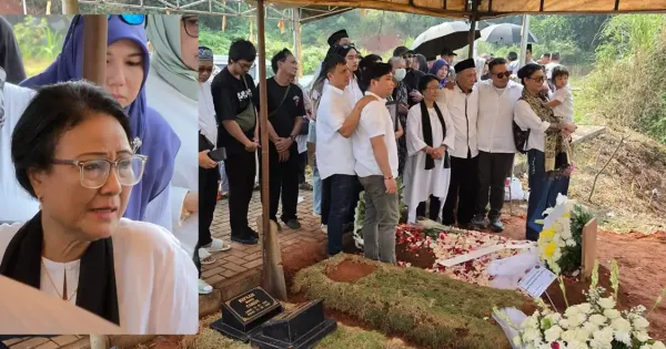 Pemakaman Alfian Bumulo suami Debby Cynthia Dewi Pemakaman Alfian Bumulo suami Debby Cynthia Dewi