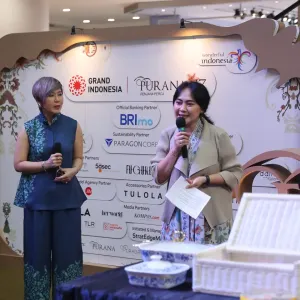 Pembukaan sesi Workshop Kesenian Purana bersama Vicenza di Grand Indonesia Jakarta