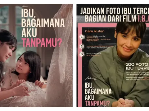 Poster dan Promosi partisipasi di Film Ibu Bagaimana Aku Tanpamu
