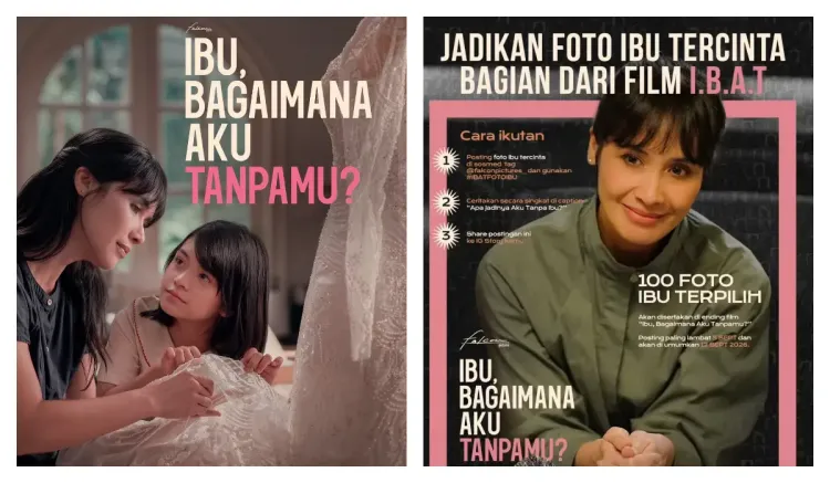 Poster dan Promosi partisipasi di Film Ibu Bagaimana Aku Tanpamu