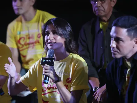 Raihaanun dalam perilisan Tante Sonya