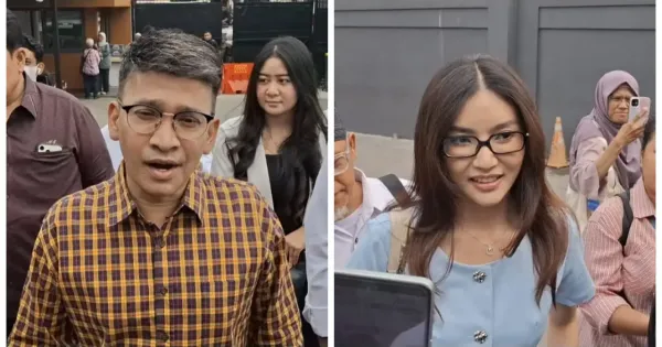 Ruben Onsu dan Sarwendah di PN Jaksel Ruben Onsu dan Sarwendah di PN Jaksel