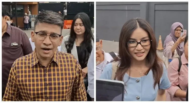 Ruben Onsu dan Sarwendah di PN Jaksel