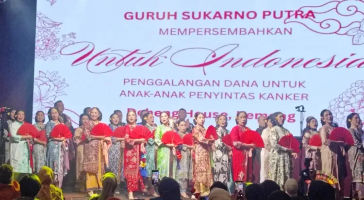 Salah satu momen di pagelaran seni Untuk Indonesia