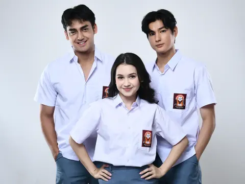 Sandrinna Michelle bersama Lazuardy Nasution dan Andy William