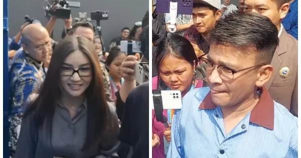 Sarwendah dan Ruben Onsu di PN Jakarta Selatan