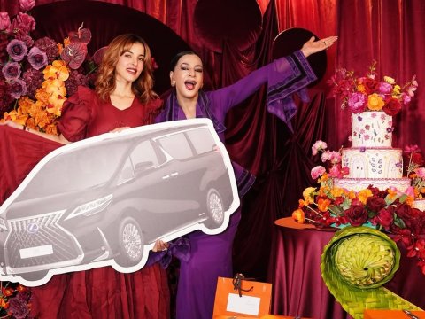 Tasya Farasya dan Kak Cepi Berikan Kado Mobil Mewa di Ulang Tahun Ala Alatas