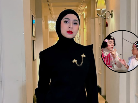 Postingan Nycta Gina Ikut Tren Makeup Naykilla. Foto: Instagram @missnyctagina
