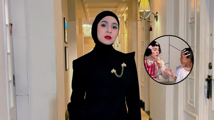 Postingan Nycta Gina Ikut Tren Makeup Naykilla. Foto: Instagram @missnyctagina