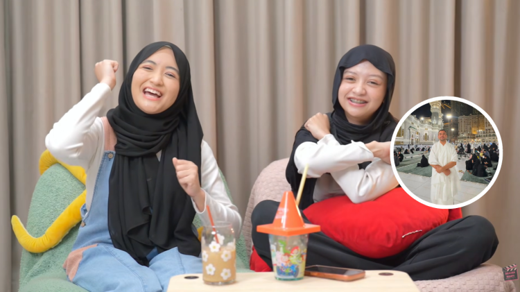 Arafah dan halda Ditawari Umroh Raffi Ahmad. Foto: Youtube ADA Podcast 