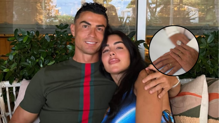 Cristiano Ronaldo dan Georgina Rodriguez Resmi Menikah. Foto: Instagram @cristiano