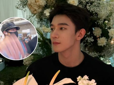 Xia Zhiguang Buang HP Sasaeng ke Tempat Sampah. Foto: Instagram @xiazhiguang_