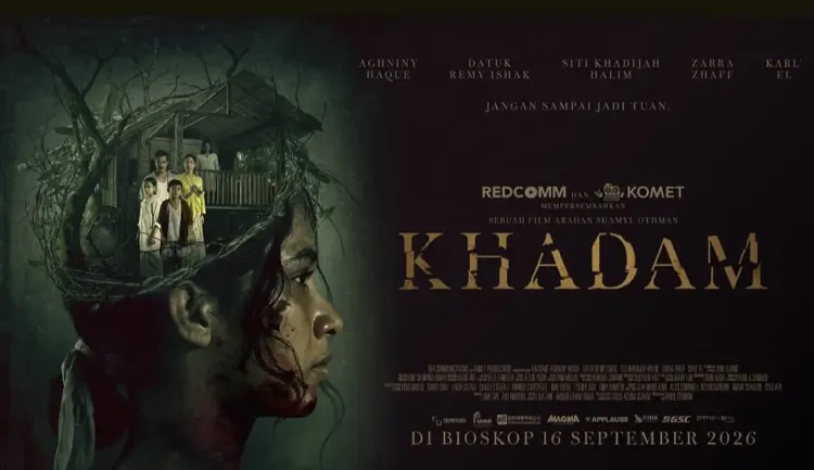 Aghniny Haque di poster film Khadam