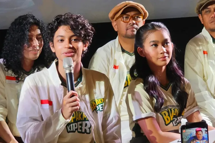 Ali Fikry saat perilisan film Bapakmu Kiper